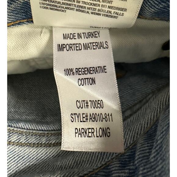 Agolde Womens Denim Shorts Size 27 - Picture 6 of 8